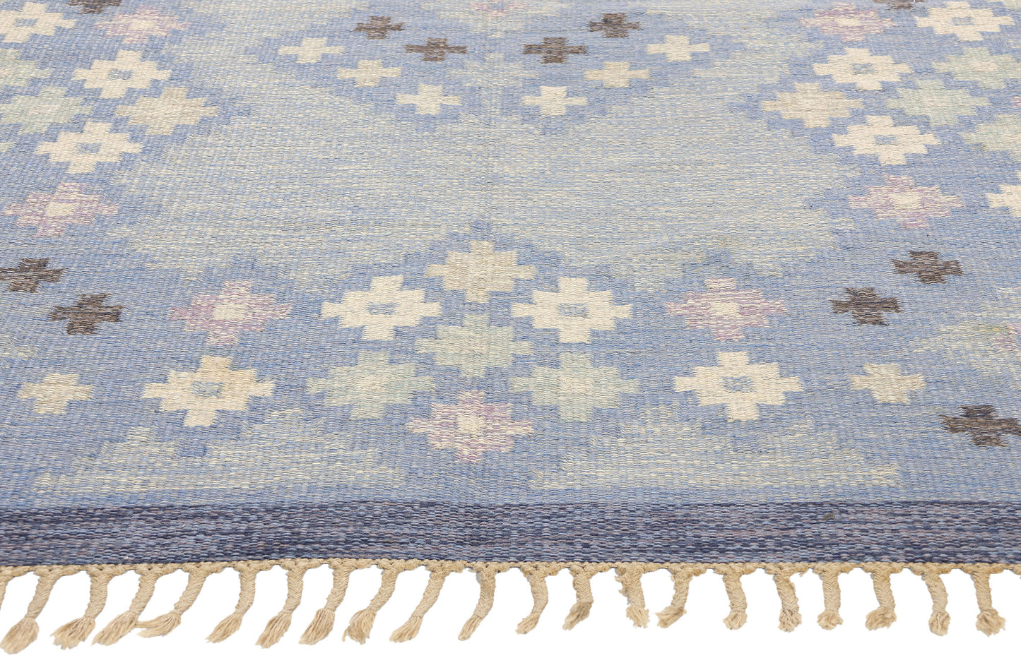 6 x 8 Asa Akerlund Vintage Swedish Rollakan Rug 77036