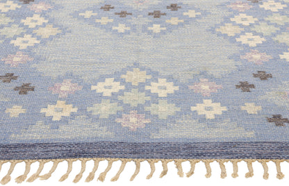 6 x 8 Asa Akerlund Vintage Swedish Rollakan Rug 77036