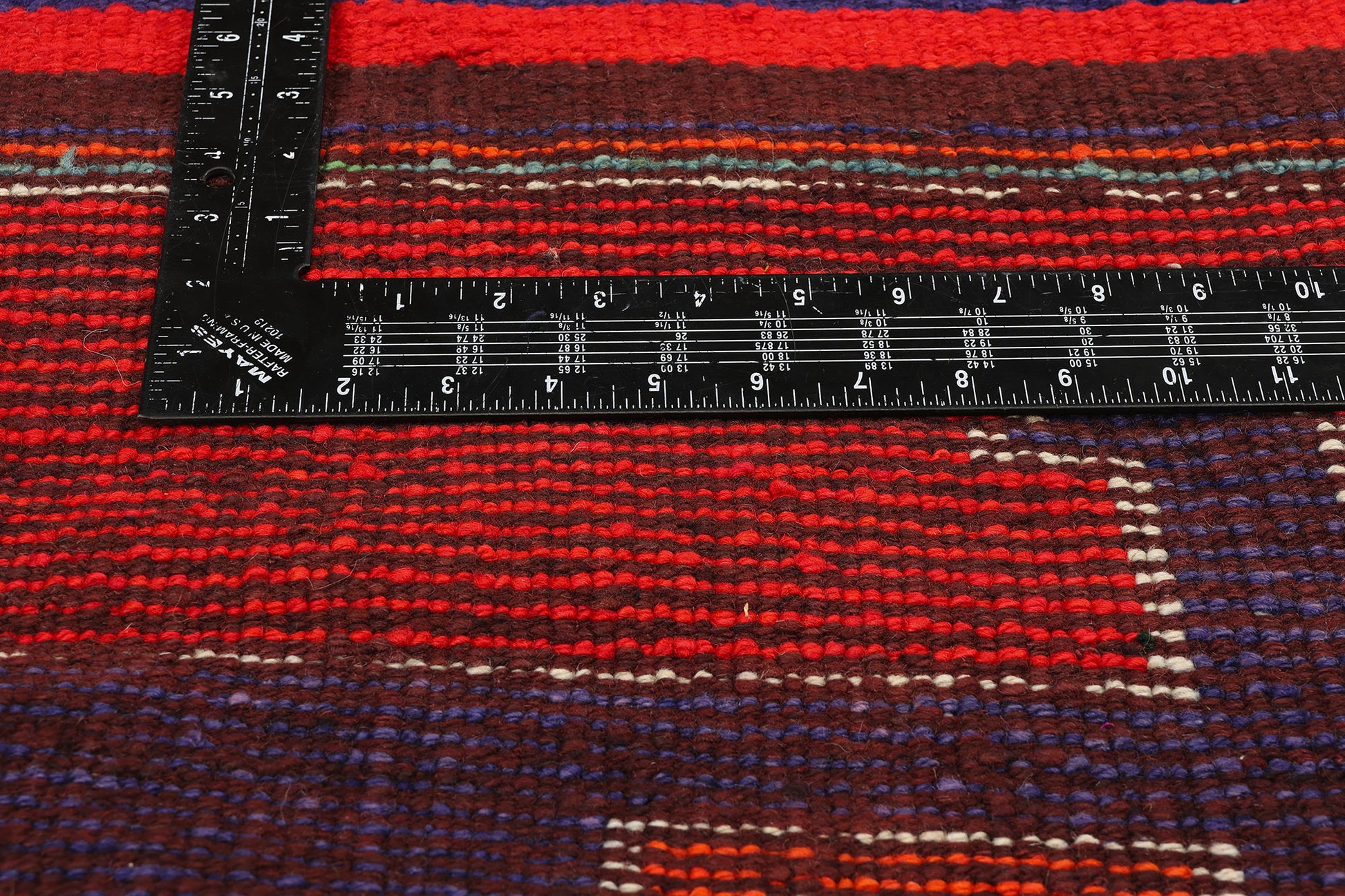 4 x 12 Vintage Orange Kurdish Rug 53906