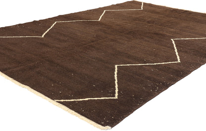 5 x 8 Vintage Brown Turkish Moroccan Rug 77683