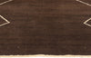 5 x 8 Vintage Brown Turkish Moroccan Rug 77683