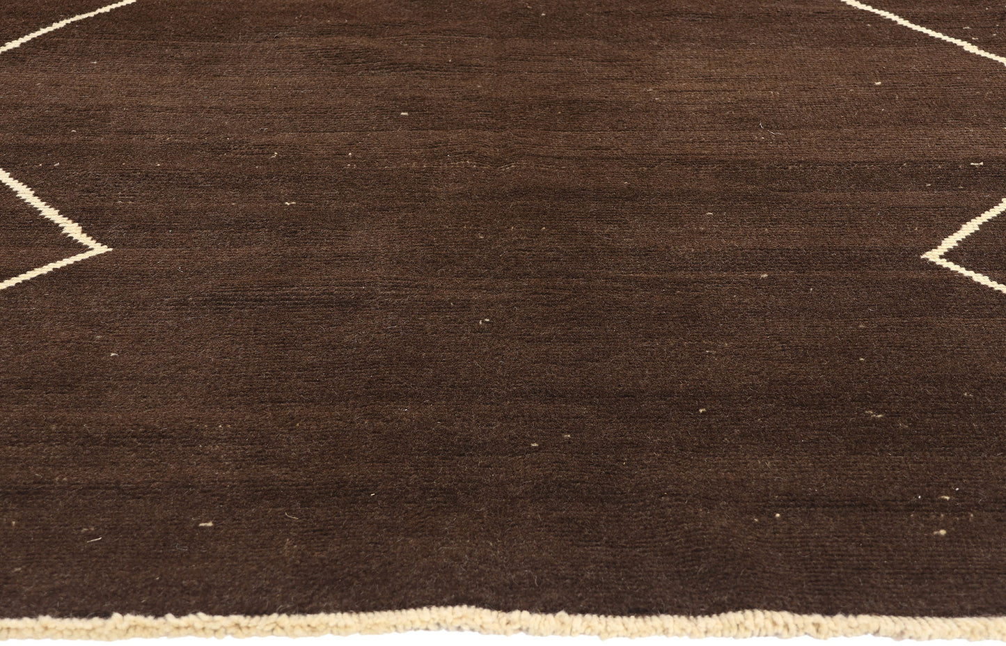 5 x 8 Vintage Brown Turkish Moroccan Rug 77683