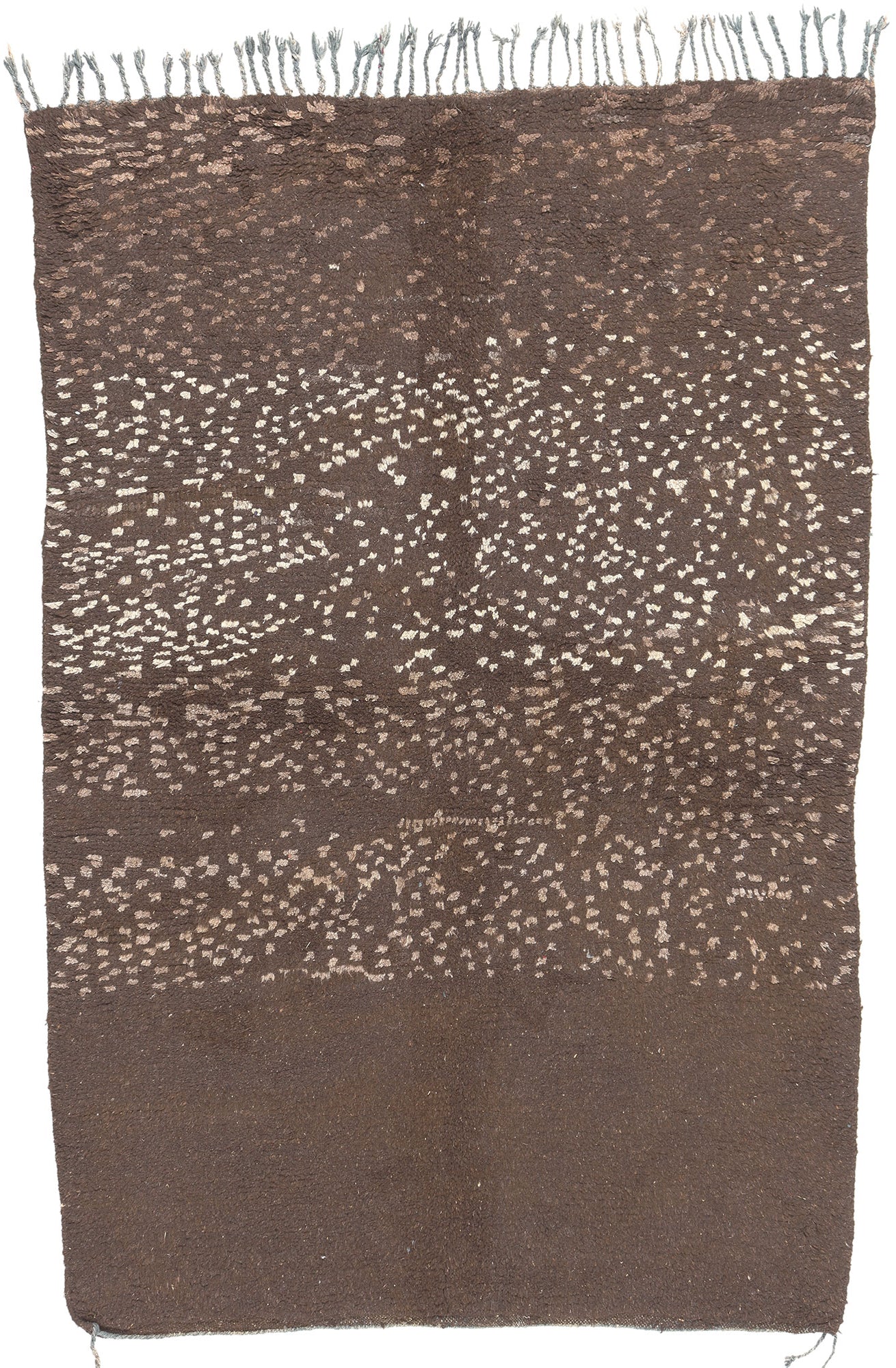 6 x 8 Vintage Brown Moroccan Rug 20281