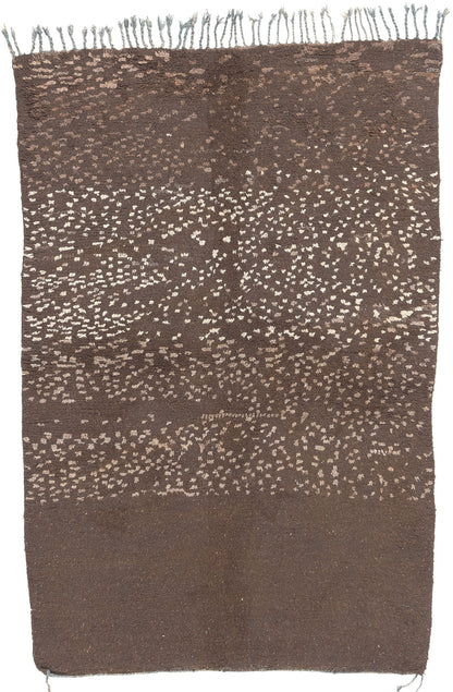 6 x 8 Vintage Brown Moroccan Rug 20281