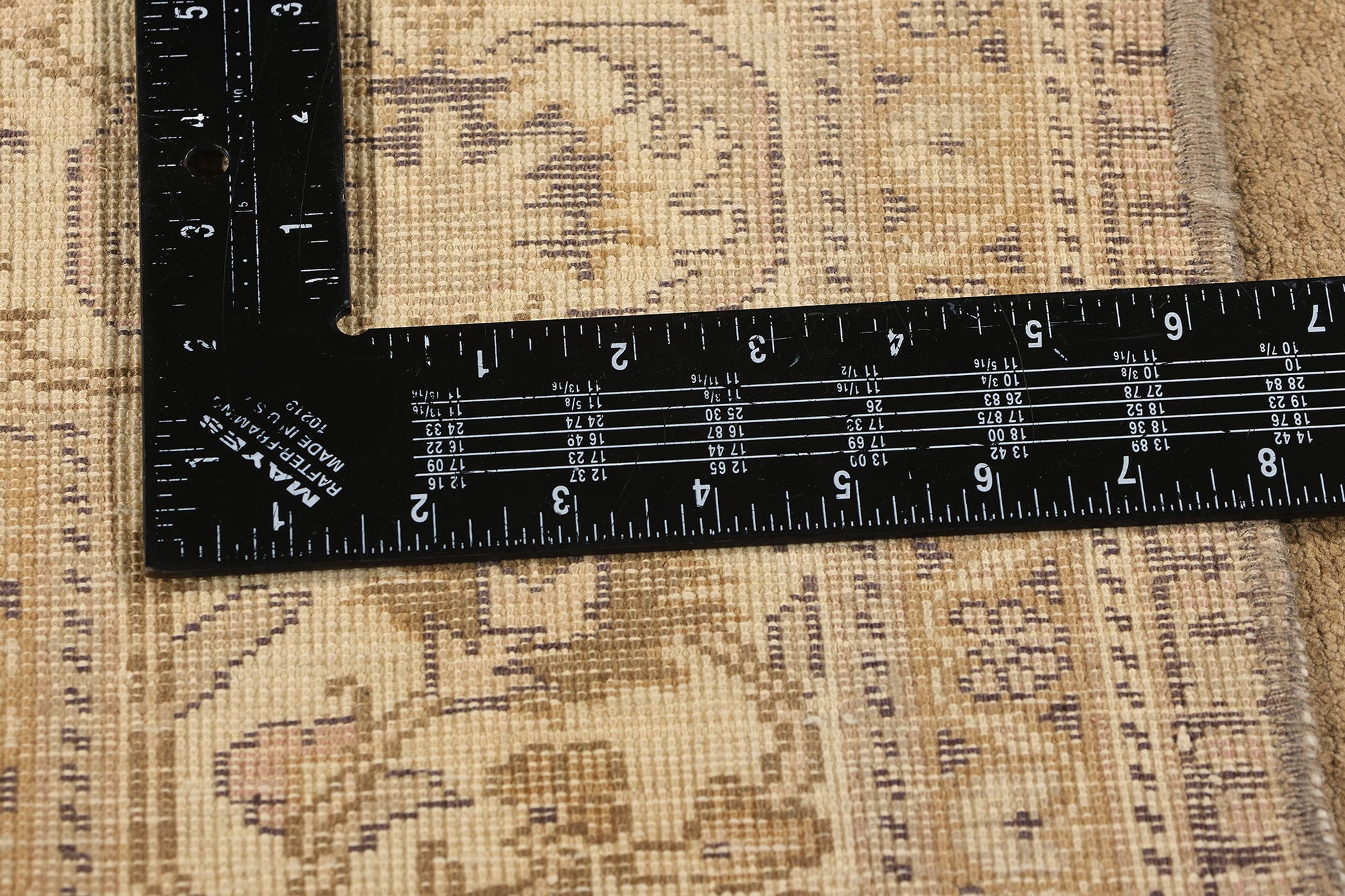 5 x 7 Vintage Brown Turkish Oushak Rug 52071