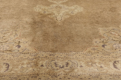 5 x 7 Vintage Brown Turkish Oushak Rug 52071