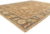 9 x 12 Vintage Brown Turkish Oushak Rug 74372