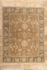 9 x 12 Vintage Brown Turkish Oushak Rug 74372