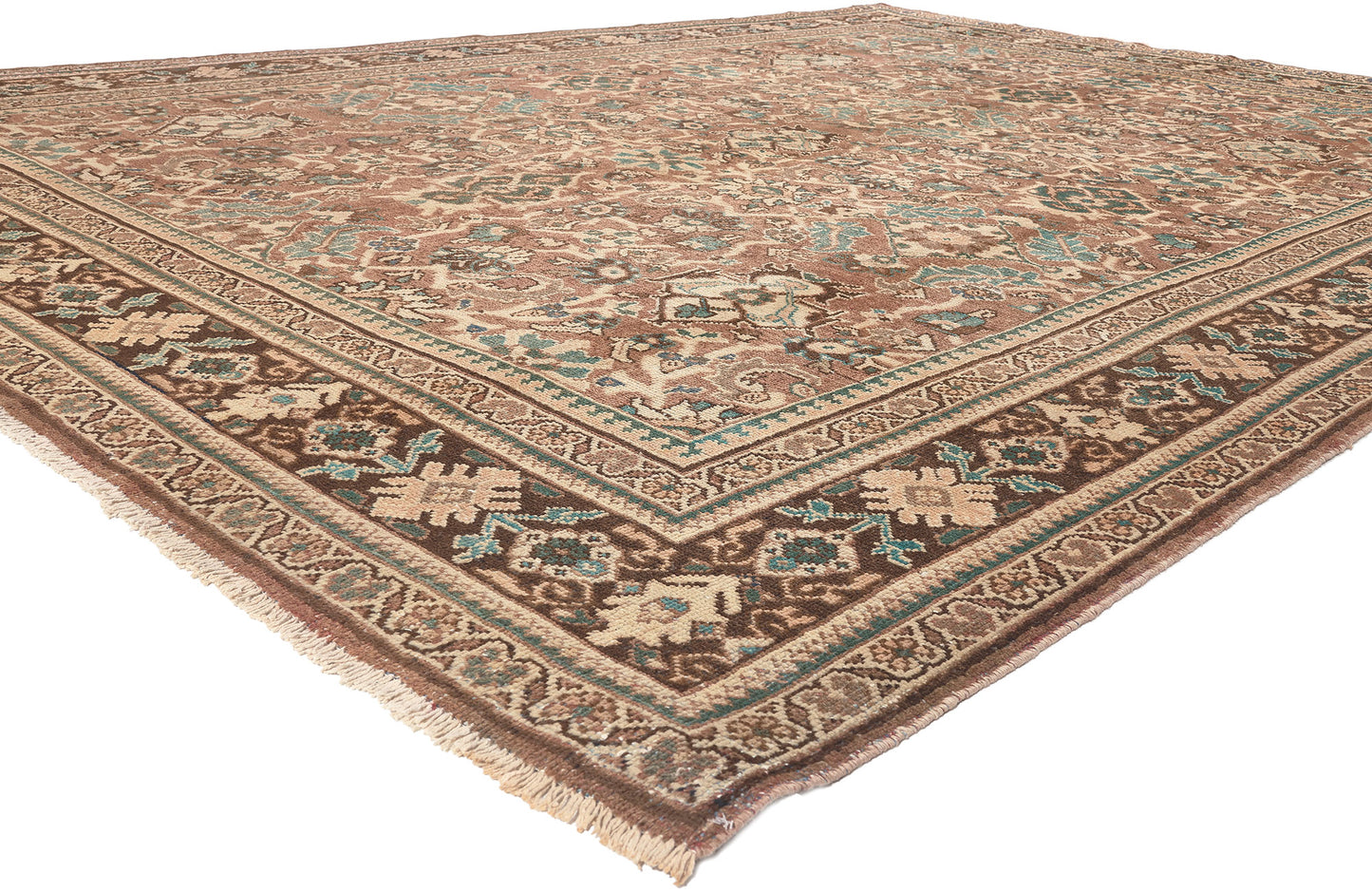 9 x 13 Vintage Persian Mahal Rug 76313
