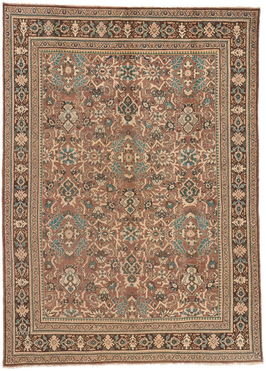 9 x 13 Vintage Persian Mahal Rug 76313