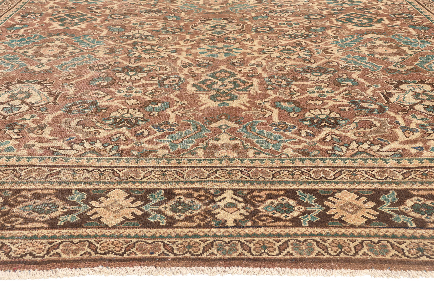 9 x 13 Vintage Persian Mahal Rug 76313
