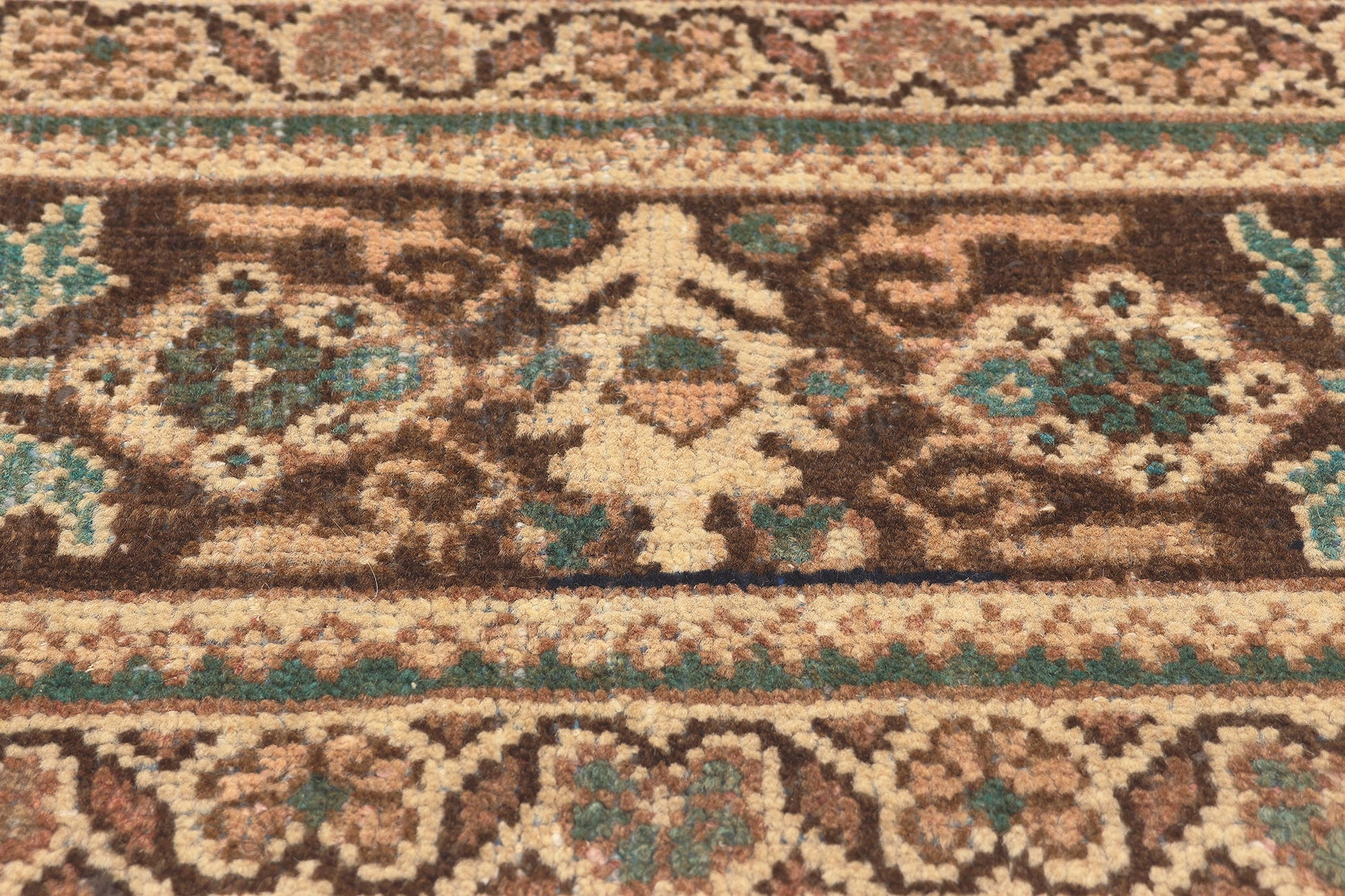 9 x 13 Vintage Persian Mahal Rug 76313