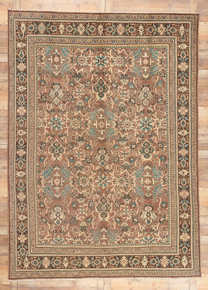 9 x 13 Vintage Persian Mahal Rug 76313