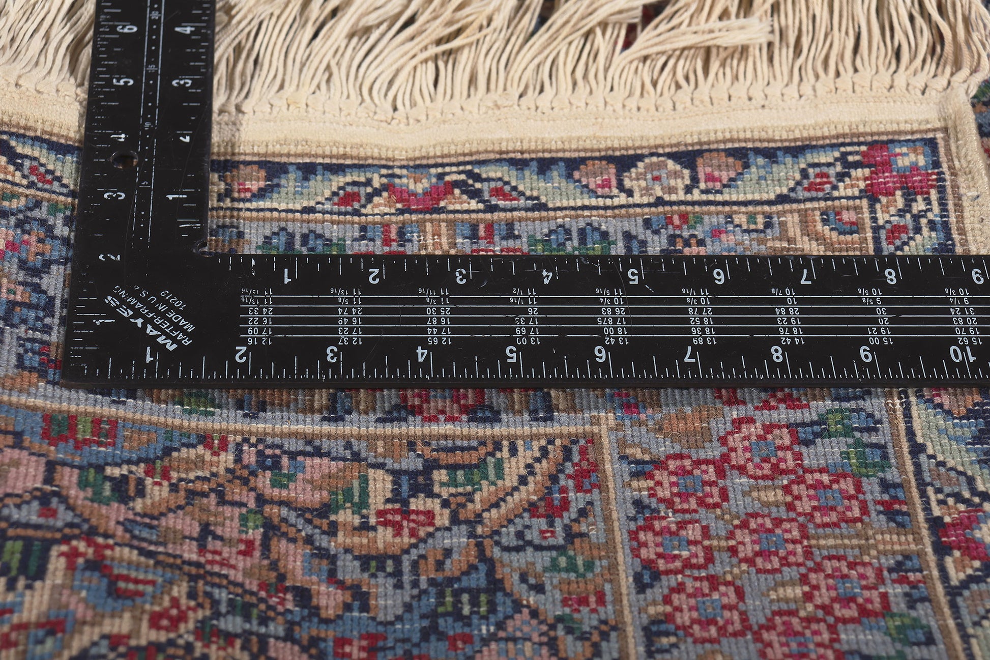2 x 4 Vintage Chinese Kerman Tree of Life Prayer Rug 78697
