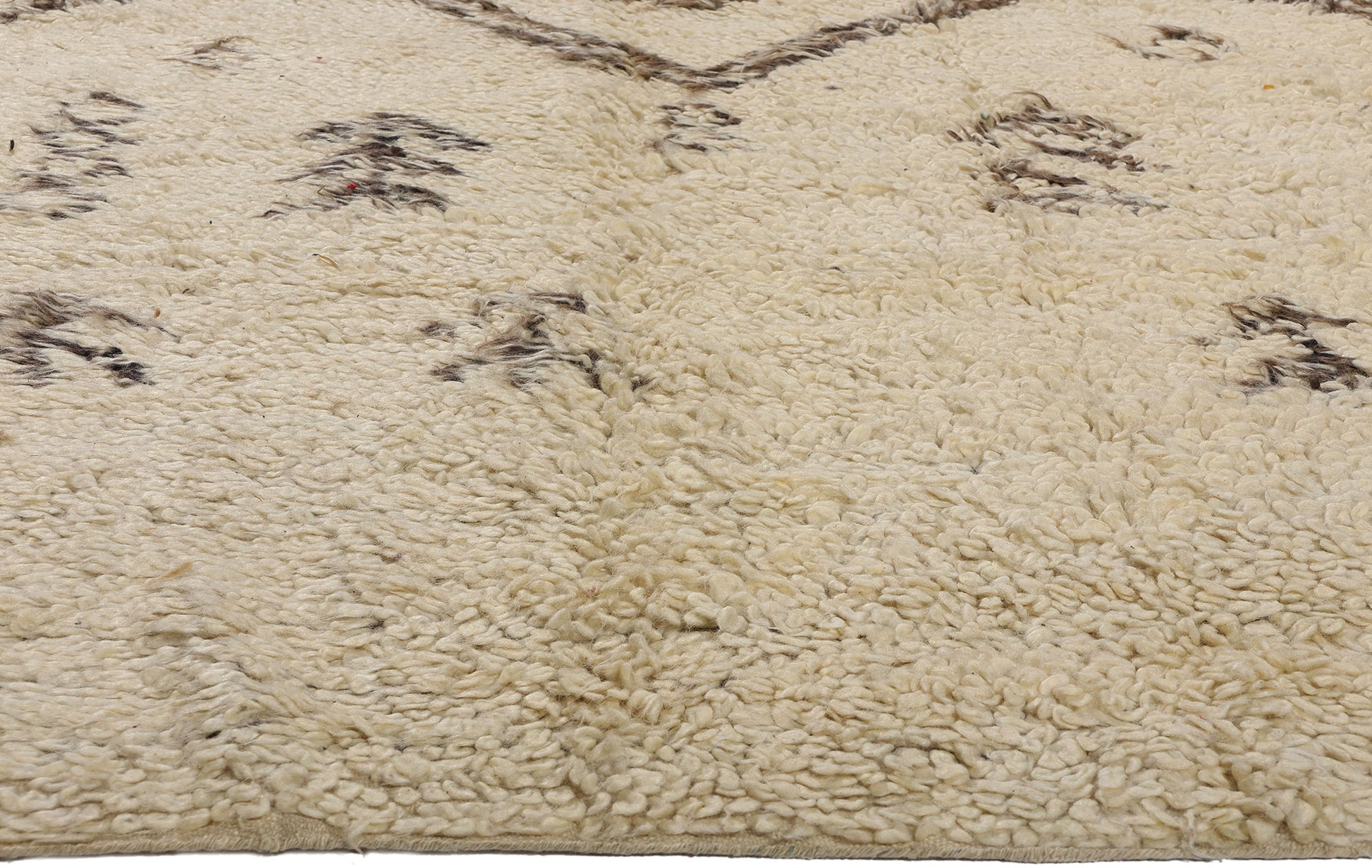 6 x 9 Vintage Neutral Moroccan Azilal Rug 21730