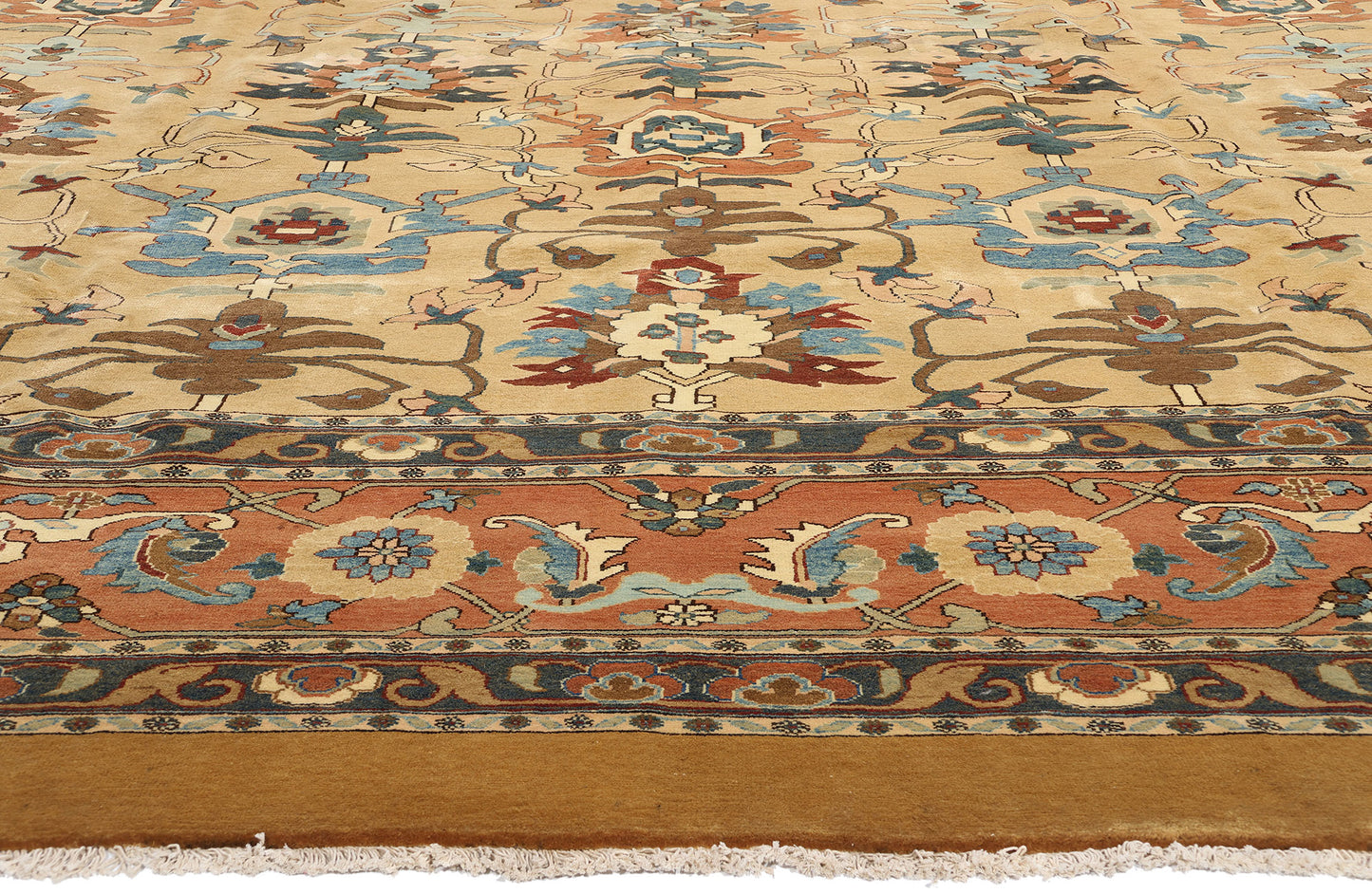 16 x 18 Vintage Persian Sultanabad Rug 73419