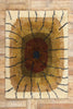 4 x 5 Laila Seppa Vintage Finnish Ryijy Rug 78828