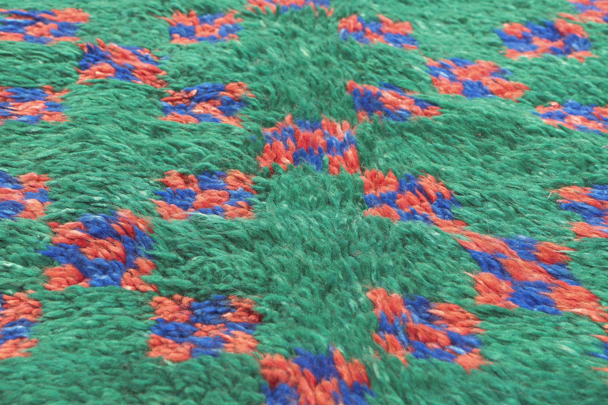 6 x 10 Vintage Green Beni MGuild Moroccan Rug 21216