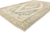 7 x 11 Vintage Green Turkish Oushak Rug 53681