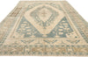 7 x 11 Vintage Green Turkish Oushak Rug 53681