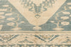 7 x 11 Vintage Green Turkish Oushak Rug 53681