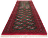 3 x 12 Vintage Green Persian Turkoman Rug 78904