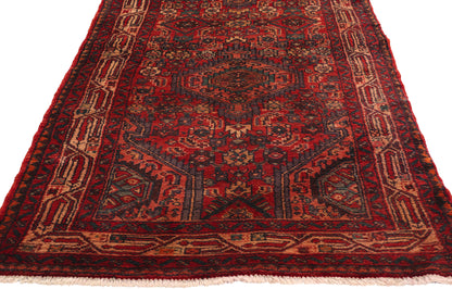 3 x 11 Vintage Persian Hamadan Rug 76068