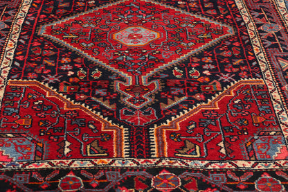 4 x 11 Vintage Persian Hamadan Rug 76051