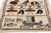 2 x 5 Hand-Embroidered Vintage Peruvian Tapestry 78756