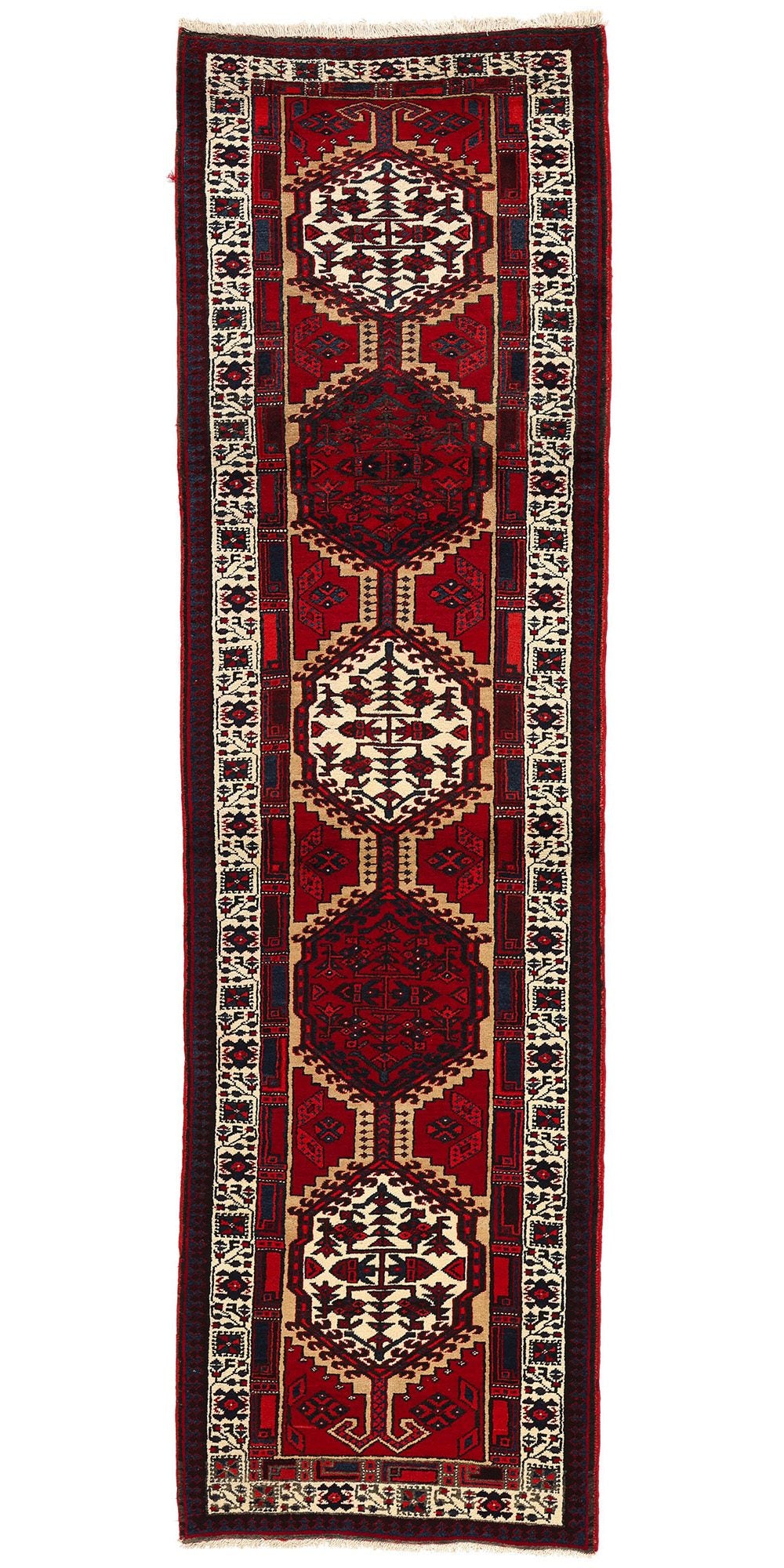 3 x 11 Vintage Persian Heriz Rug 60245