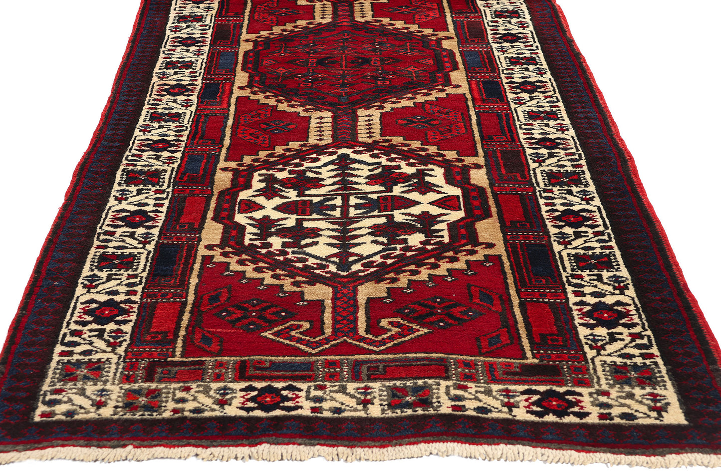3 x 11 Vintage Persian Heriz Rug 60245