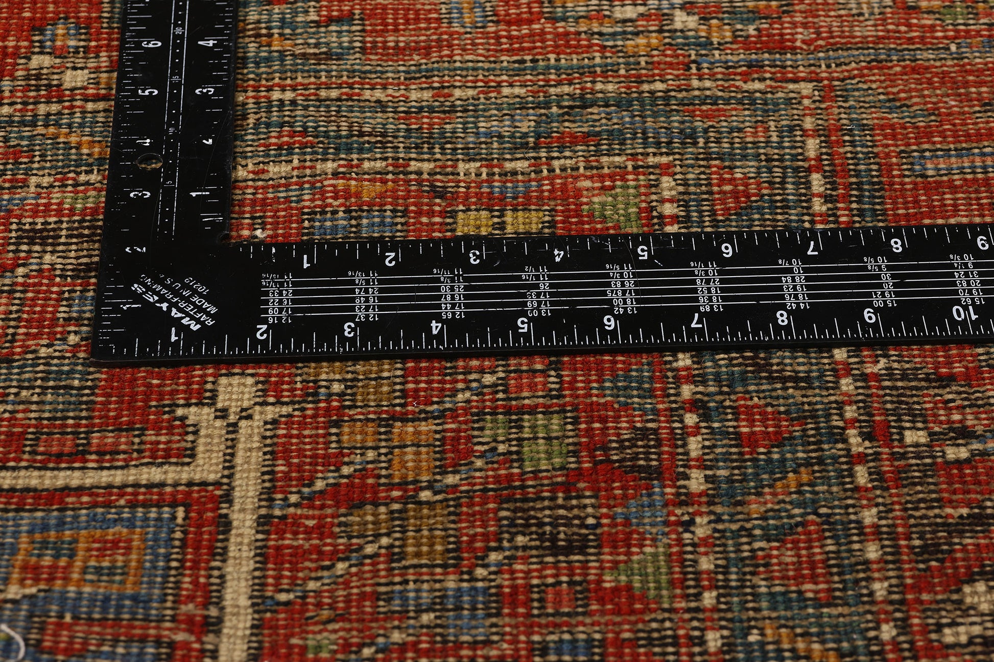 3 x 14 Vintage Persian Karaja Heriz Rug 53873