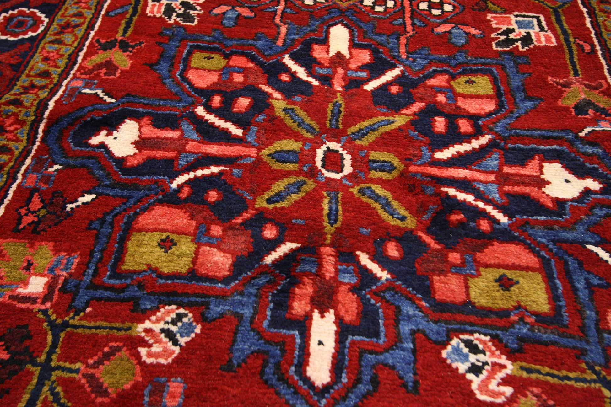 4 x 12 Vintage Persian Heriz Rug 60247