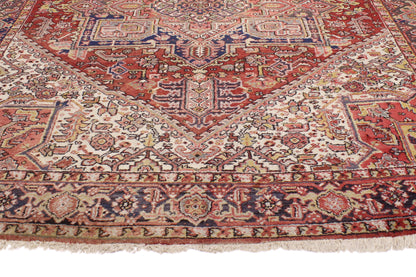 8 x 10 Vintage Persian Heriz Rug 76907