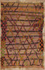 5 x 7 Vintage High-Low Taznakht Moroccan Rug 21837
