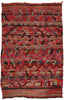 5 x 8 Vintage High-Low Taznakht Moroccan Rug 21832