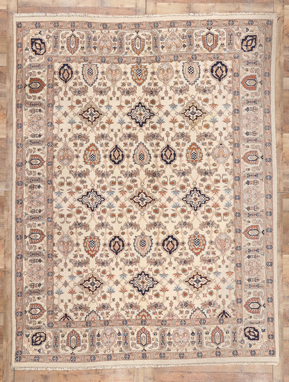 8 x 11 Vintage Indian Tabriz Rug 77340