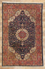6 x 9 Vintage Indian Isfahan Rug 78690
