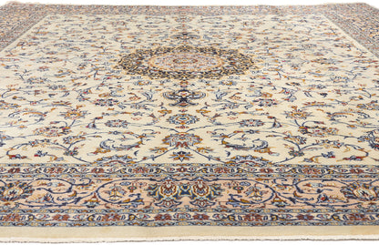 10 x 12 Vintage Persian Kashan Rug 75898