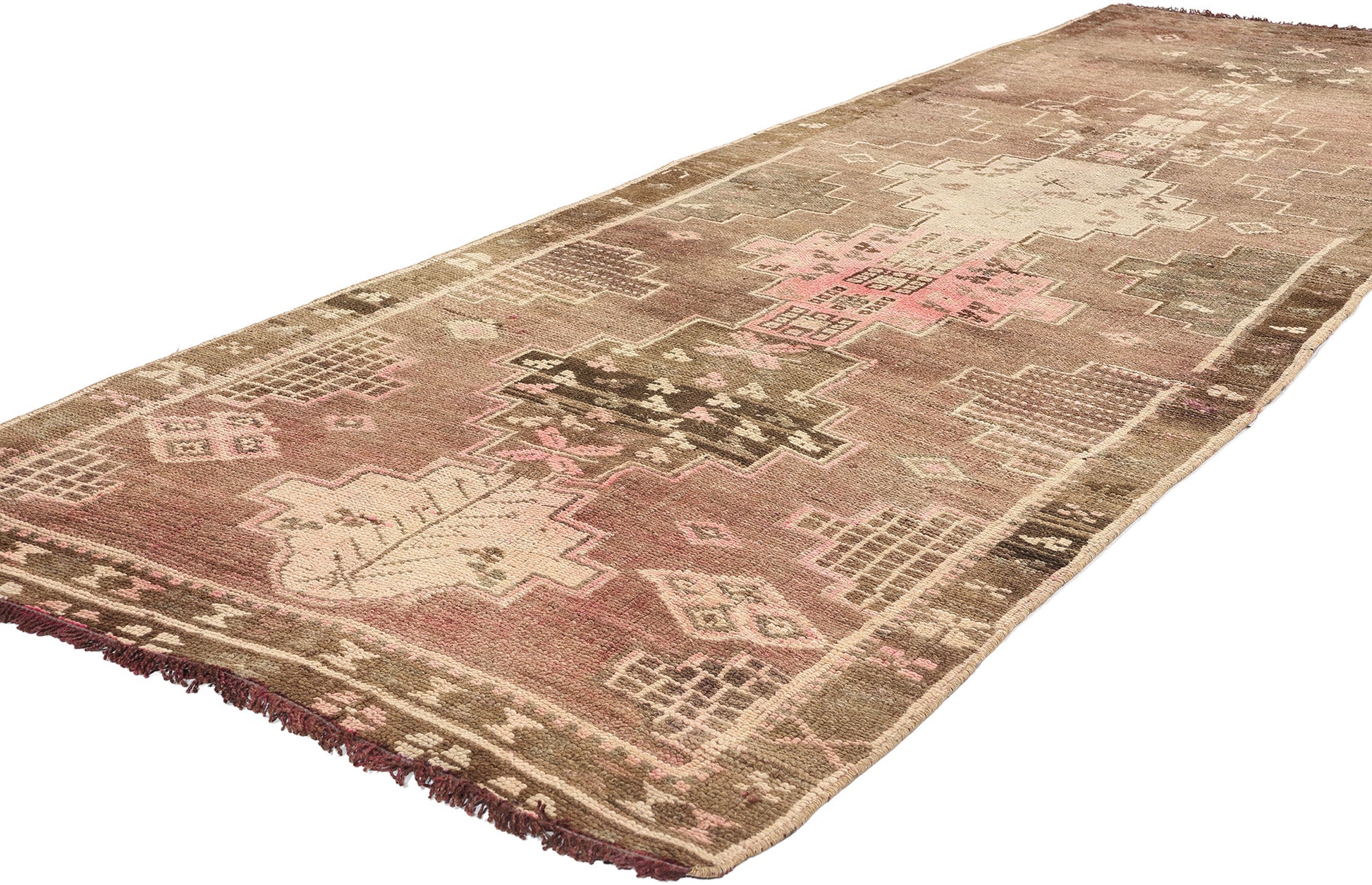4 x 10 Vintage Turkish Kars Rug 77696