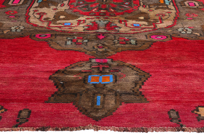 7 x 10 Vintage Red Turkish Kars Rug 77699