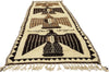3 x 11 Vintage Kurdish Eagle Pictorial Rug 53896