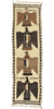 3 x 11 Vintage Kurdish Eagle Pictorial Rug 53896