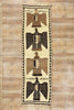 3 x 11 Vintage Kurdish Eagle Pictorial Rug 53896