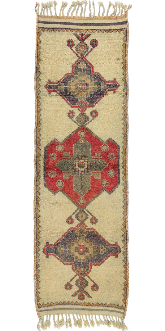 3 x 11 Vintage Kurdish Tribal Rug 53893