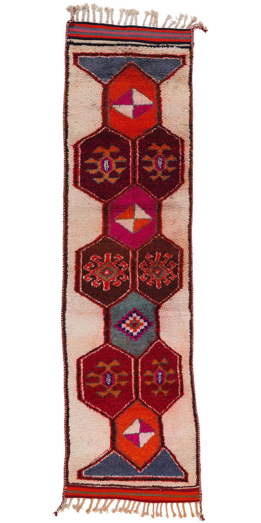 3 x 12 Vintage Kurdish Tribal Rug 53894