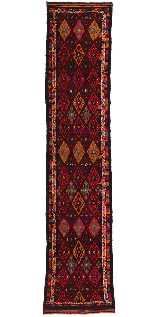 3 x 13 Vintage Kurdish Tribal Rug 53891