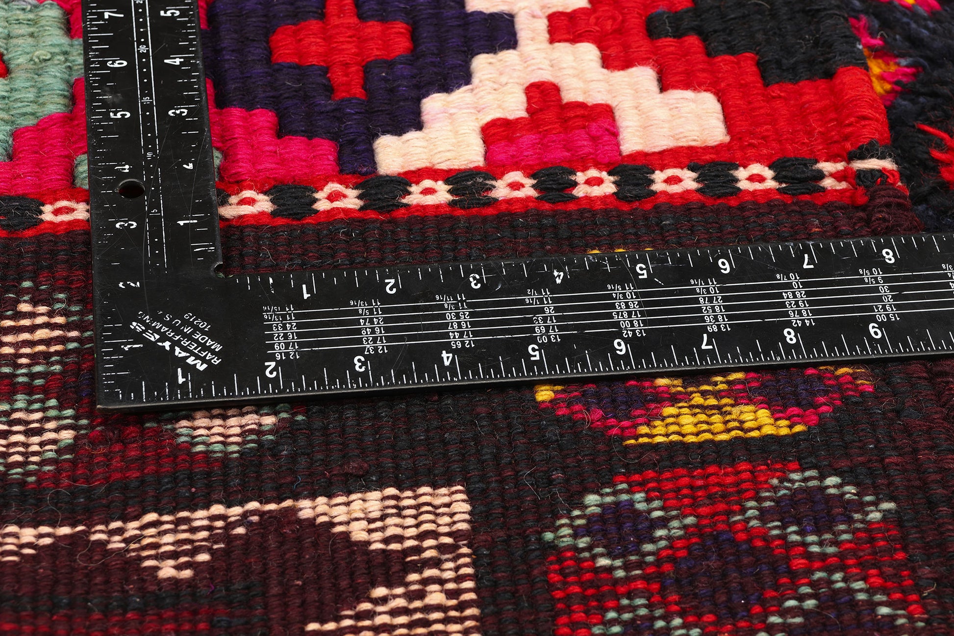 3 x 16 Vintage Kurdish Tribal Rug 53890
