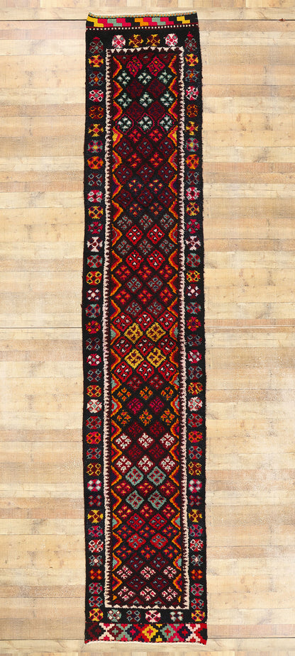 3 x 16 Vintage Kurdish Tribal Rug 53890