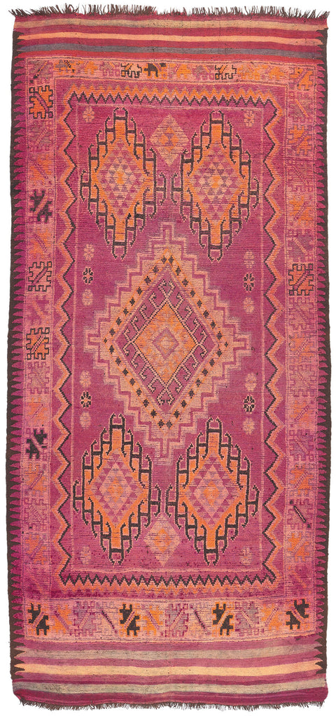 6 x 13 Vintage Boujad Moroccan Rug 74781